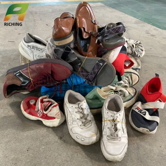 Vintage Shoes in Bales Men Used Famous Brand Shoe for Ladies