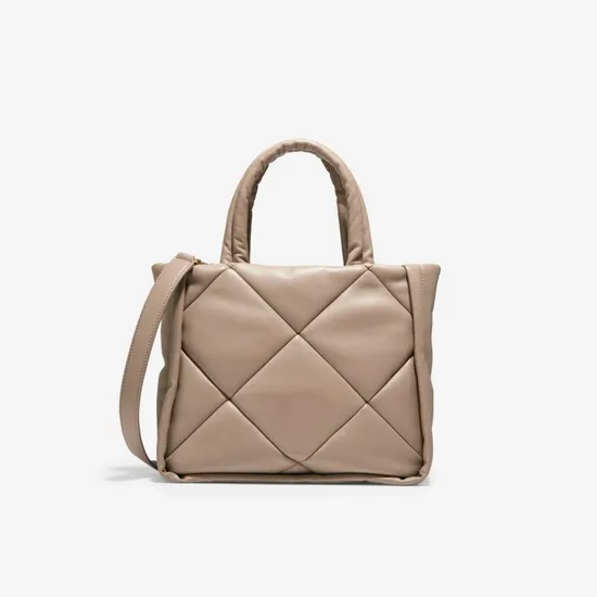 Lady Designer Shoulder Quilted Tote Fashion PU Leather Handbag Crossbody Bag