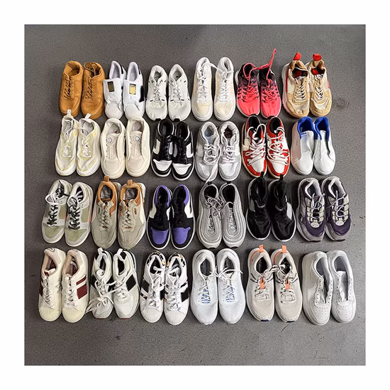 Factory Wholesale Used Branded Shoes Sneaker Original Second Hand Sport Running Shoes