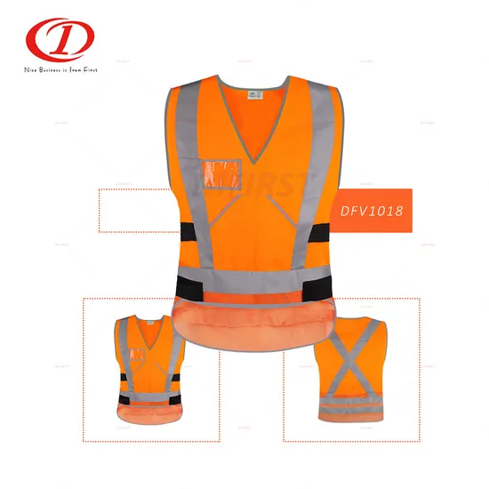 100% Polyester Mesh Reflective Safety Vest with ANSI/Isea 107-2020
