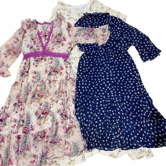Bale Packing Mixed Sizes Color Lady Summer Clothing Women Used Dress Second Hand Clothes