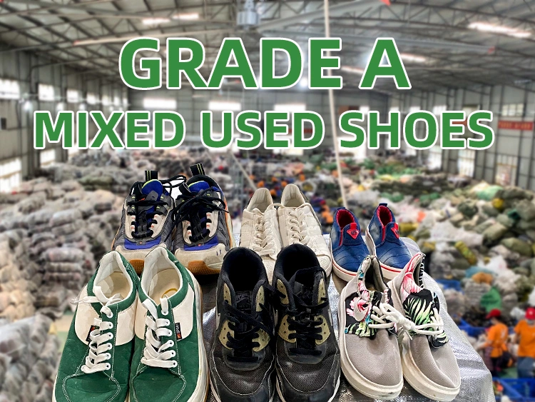 Factory Wholesale Used Shoes Supplier Export to Africa Mixed Second Hand Shoes