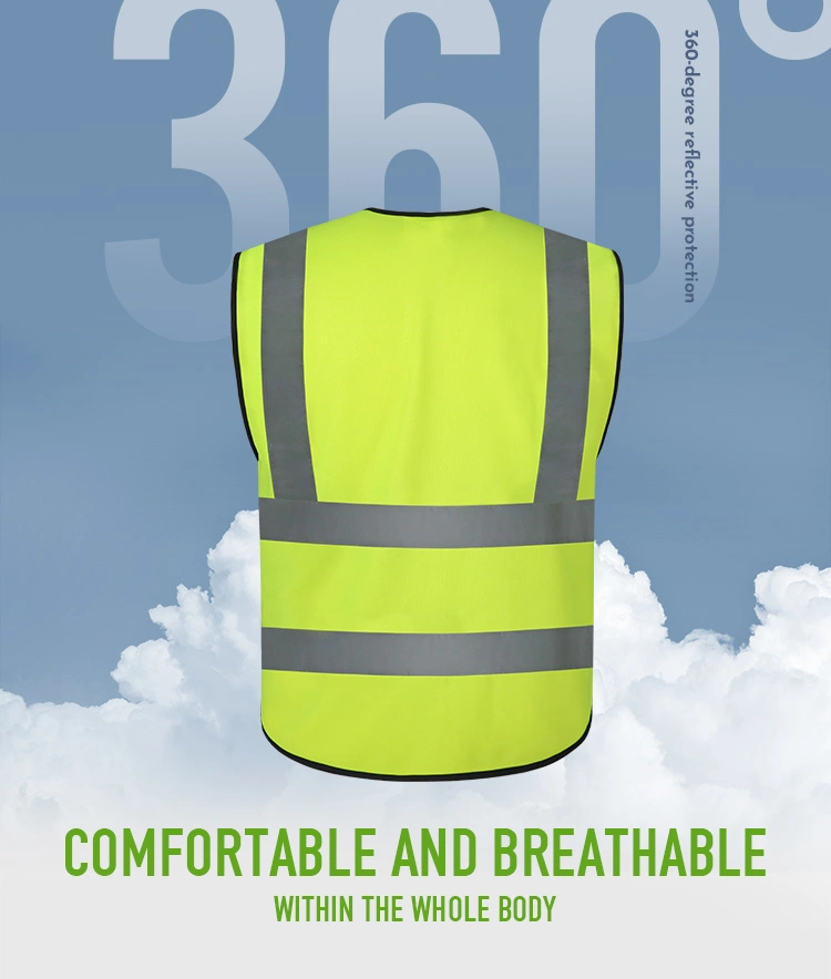 Longfang Free Sample High Visibility Custom Reflective Wholesale Safety Vest