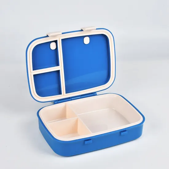 Aohea OEM ODM Lunch Boxes Plastic Stainless Steel Bento Box with Insulated Lunch Bag & Fork Leakproof Metal Lunchbox Set for Adults Kids Bento Style 3 Compartme 