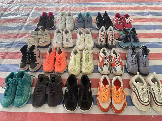 Hot Selling Used Shoes High Quality Breathable Stock Factory Wholesale Men and Women Second Hand Shoes Sneaker Stock Bulk Trade 