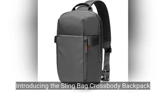 Sling Bag Crossbody Backpack Sport Light Daypack for Men Chest Shoulder Bag 