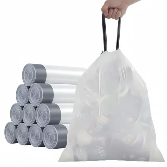 Factory Sales Directly LDPE Recycle High Quality Flat Top Trash Bags, Garbage Bags, Rubbish Bags 