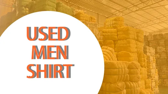 Wholesale Bulk Second Hand Men Clothes Used Clothing Bales 