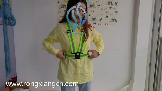 Premium CE En471 High Visibility Reflective Safety Vest for Night Use 