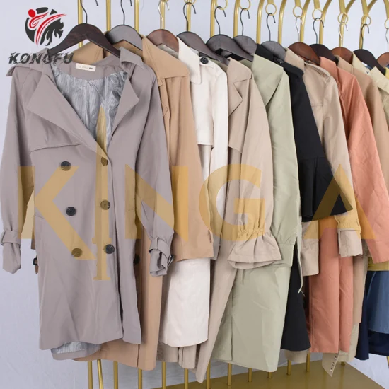Winter Fashion Overcoat Coat Used Clothes Bales Formal Clothes Second Hand Women