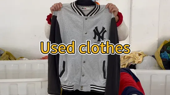 Premium Used Clothes Bales Wholesale Second Hand Clothing Sportswear Jacket Brand Original Vintage Used Clothes 