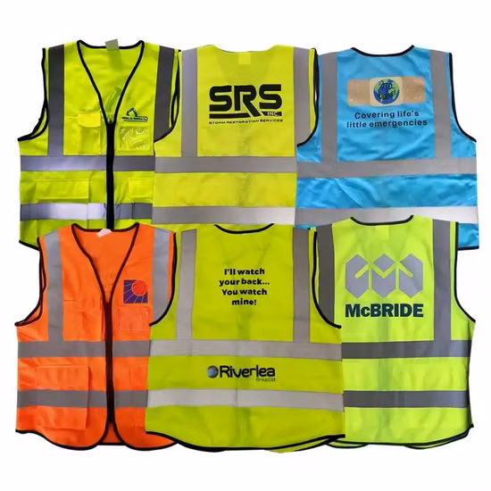 Longfang Free Sample High Visibility Custom Reflective Wholesale Safety Vest