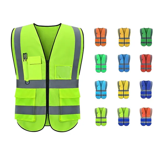 En20471 Approved High Visibility Reflective Safety Vest 